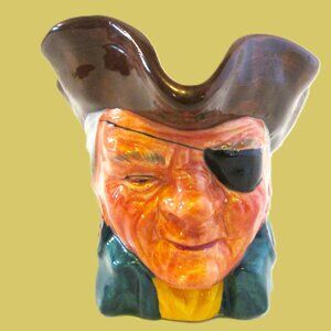 Vtg creamer jugToby Captain Patch character, Cooper Clayton by Sterling Eng